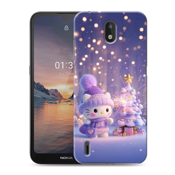 Силиконовый чехол на Nokia 1.3 с принтом Новый год