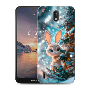 Силиконовый чехол на Nokia 1.3 с принтом Новый год