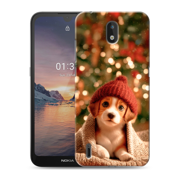 Силиконовый чехол на Nokia 1.3 с принтом Новый год Силиконовый чехол на Nokia 1.3 с принтом Новый год