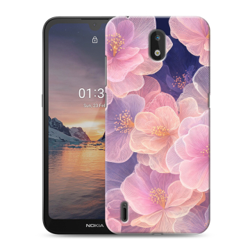 Силиконовый чехол на Nokia 1.3 с принтом женский