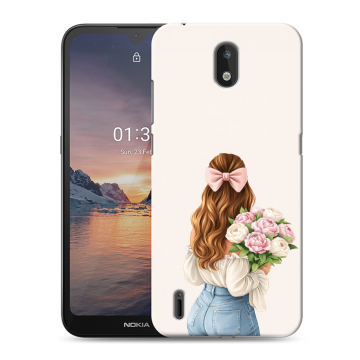 Силиконовый чехол на Nokia 1.3 с принтом женский Силиконовый чехол на Nokia 1.3 с принтом женский