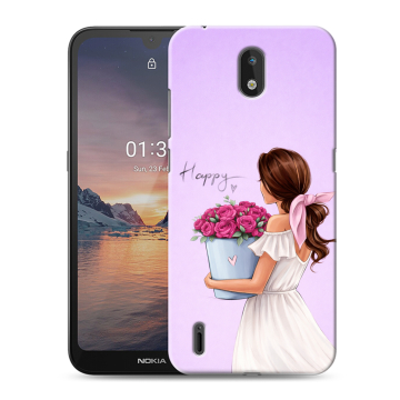 Силиконовый чехол на Nokia 1.3 с принтом женский Силиконовый чехол на Nokia 1.3 с принтом женский