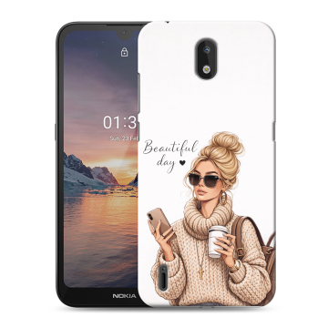 Силиконовый чехол на Nokia 1.3 с принтом женский Силиконовый чехол на Nokia 1.3 с принтом женский