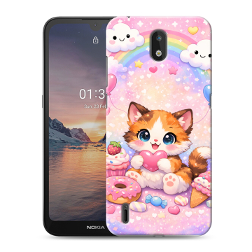 Силиконовый чехол на Nokia 1.3 с принтом для девочек Силиконовый чехол на Nokia 1.3 с принтом для девочек