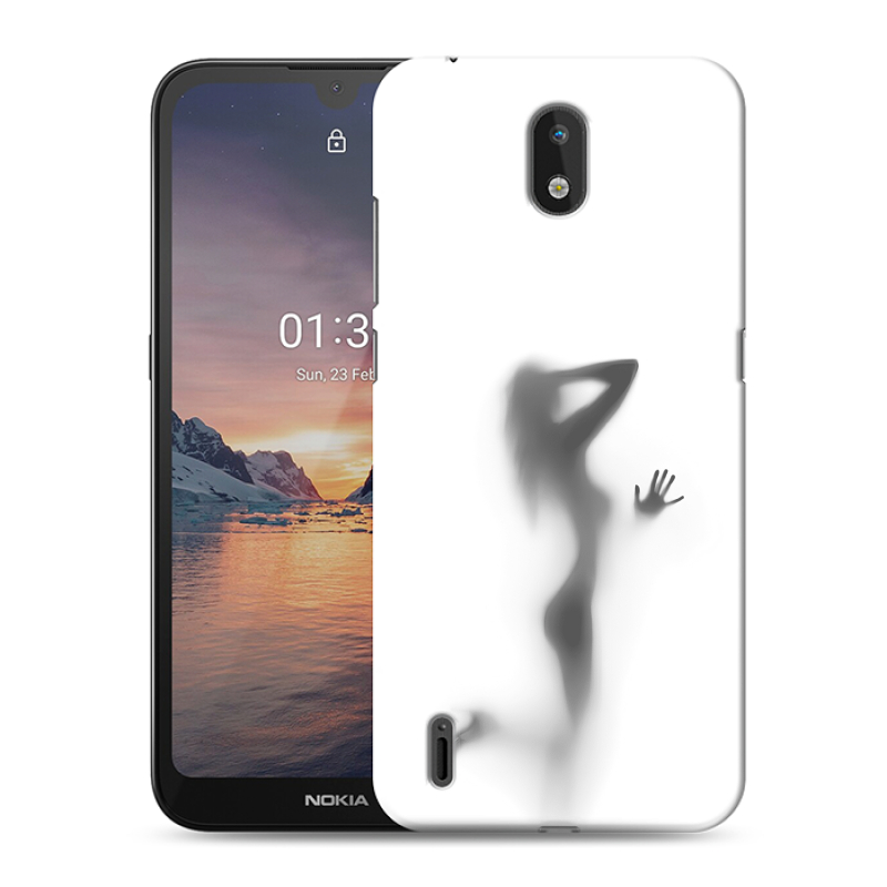 Силиконовый противоударный чехол на Nokia 1.3 с принтом Силуэт Силиконовый противоударный чехол на Nokia 1.3 с принтом Силуэт