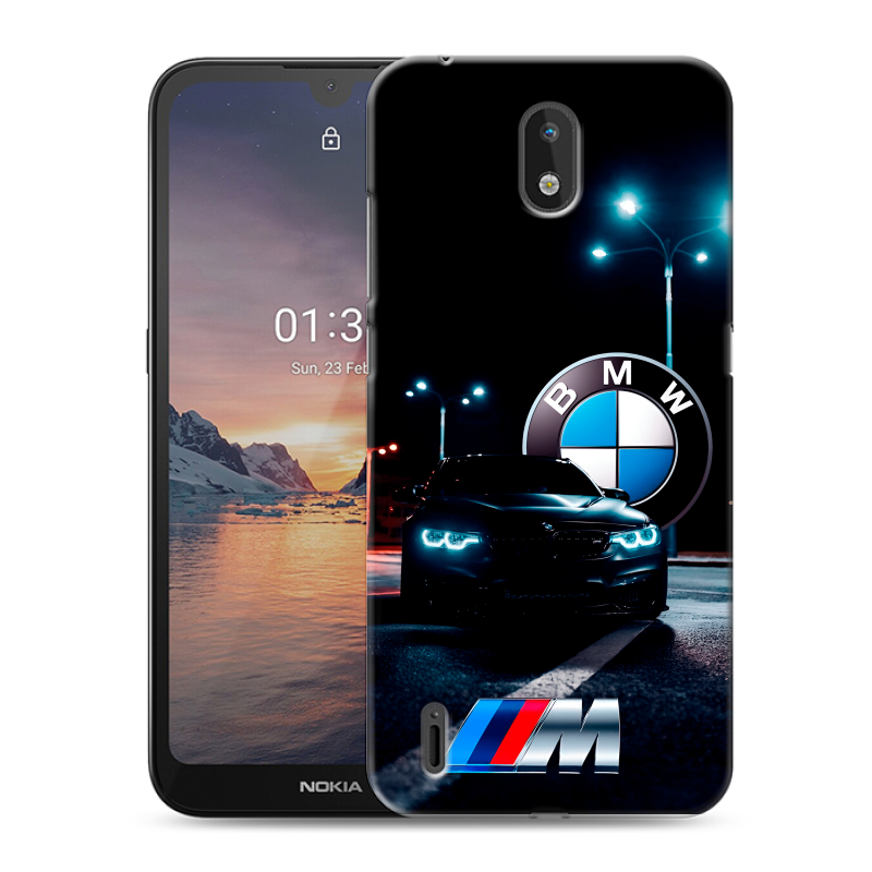 Силиконовый противоударный чехол на Nokia 1.3 с принтом БМВ BMW Силиконовый противоударный чехол на Nokia 1.3 с принтом БМВ BMW