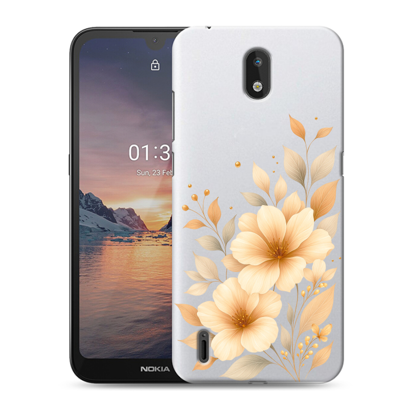 Силиконовый чехол на Nokia 1.3 с принтом для девушки Силиконовый чехол на Nokia 1.3 с принтом для девушки