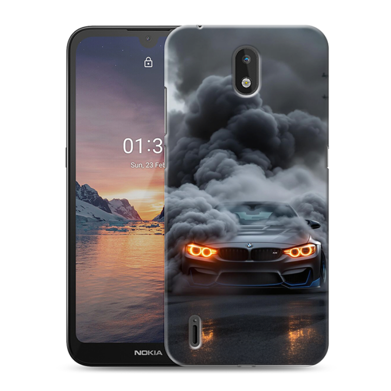 Силиконовый чехол на Nokia 1.3 с принтом BMW БМВ Силиконовый чехол на Nokia 1.3 с принтом BMW БМВ