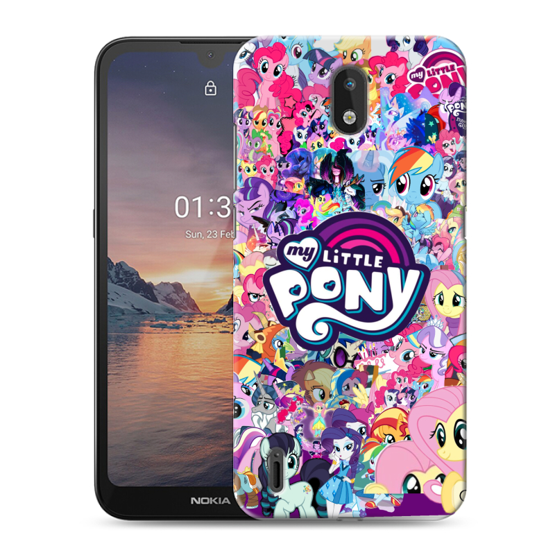 Силиконовый чехол на Nokia 1.3 с принтом My little pony Дружба чудо Силиконовый чехол на Nokia 1.3 с принтом My little pony Дружба чудо