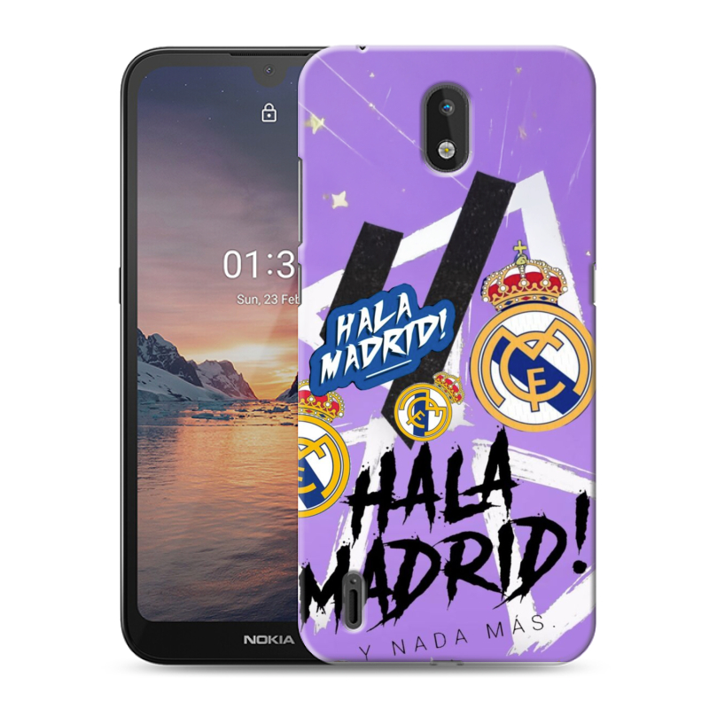 Силиконовый чехол на Nokia 1.3 с принтом Real Madrid Реал Мадрид Силиконовый чехол на Nokia 1.3 с принтом Real Madrid Реал Мадрид