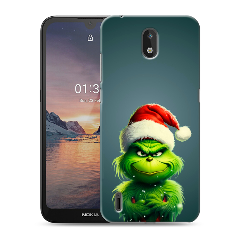 Силиконовый чехол на Nokia 1.3 с принтом Новый год Силиконовый чехол на Nokia 1.3 с принтом Новый год
