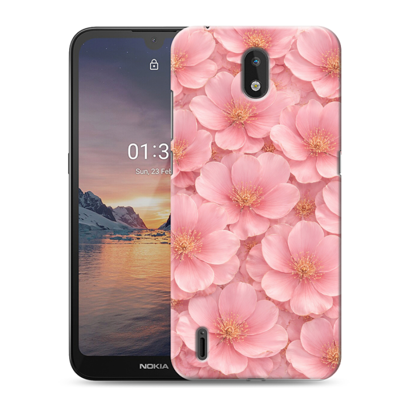 Силиконовый противоударный чехол на Nokia 1.3 с принтом женский Силиконовый противоударный чехол на Nokia 1.3 с принтом женский