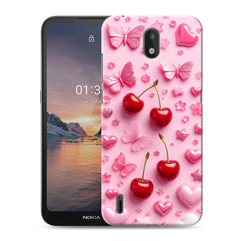 Силиконовый противоударный чехол на Nokia 1.3 с принтом для девочек Силиконовый противоударный чехол на Nokia 1.3 с принтом для девочек