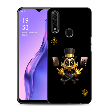 Силиконовый противоударный чехол на OPPO A31 с принтом Золотой скрудж макдак