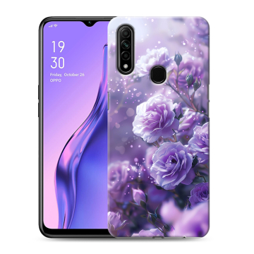 Силиконовый противоударный чехол на OPPO A31 с принтом Розы цветы