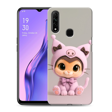 Силиконовый противоударный чехол на OPPO A31 с принтом Куроми Kuromi Силиконовый противоударный чехол на OPPO A31 с принтом Куроми Kuromi