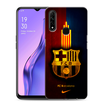 Силиконовый противоударный чехол на OPPO A31 с принтом Барселона Barcelona