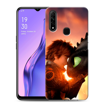 Силиконовый противоударный чехол на OPPO A31 с принтом Как приручить дракона
