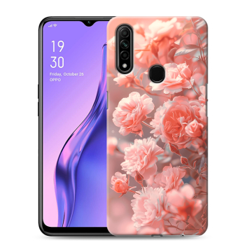 Силиконовый противоударный чехол на OPPO A31 с принтом Розы цветы Силиконовый противоударный чехол на OPPO A31 с принтом Розы цветы