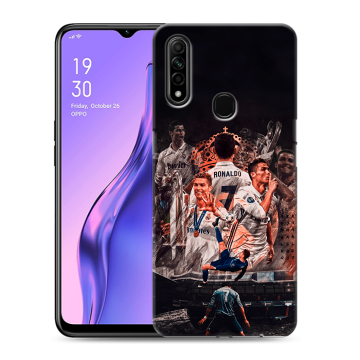 Силиконовый противоударный чехол на OPPO A31 с принтом Реал Роналдо Real Ronaldo