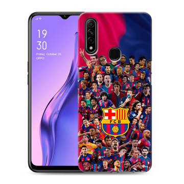 Силиконовый противоударный чехол на OPPO A31 с принтом Барселона Barcelona