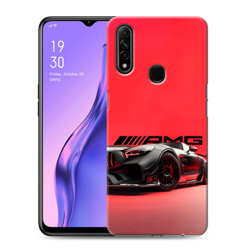 Силиконовый противоударный чехол на OPPO A31 с принтом Мерседес Mercedes AMG Силиконовый противоударный чехол на OPPO A31 с принтом Мерседес Mercedes AMG