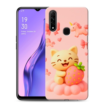 Силиконовый противоударный чехол на OPPO A31 с принтом для девочек Силиконовый противоударный чехол на OPPO A31 с принтом для девочек