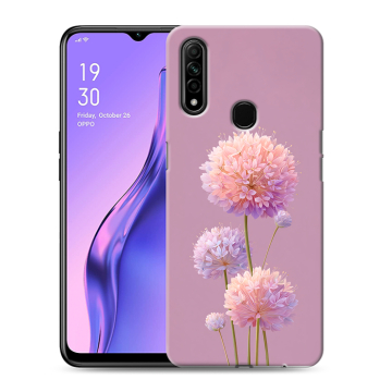Силиконовый противоударный чехол на OPPO A31 с принтом Цветы Силиконовый противоударный чехол на OPPO A31 с принтом Цветы