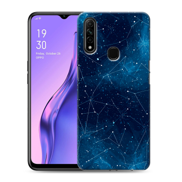 Силиконовый противоударный чехол на OPPO A31 с принтом Космос звезды Силиконовый противоударный чехол на OPPO A31 с принтом Космос звезды