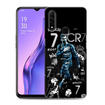 Силиконовый противоударный чехол на OPPO A31 с принтом Реал Роналдо