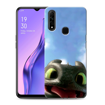 Силиконовый противоударный чехол на OPPO A31 с принтом Как приручить дракона Силиконовый противоударный чехол на OPPO A31 с принтом Как приручить дракона