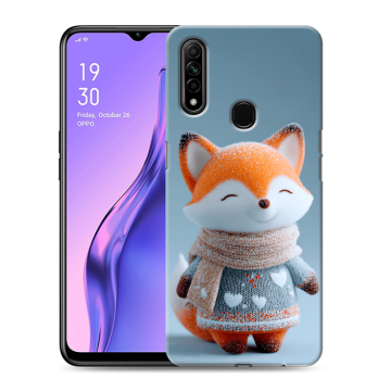 Силиконовый противоударный чехол на OPPO A31 с принтом Лиса Силиконовый противоударный чехол на OPPO A31 с принтом Лиса