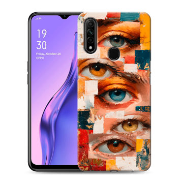 Силиконовый противоударный чехол на OPPO A31 с принтом Модный принт Силиконовый противоударный чехол на OPPO A31 с принтом Модный принт
