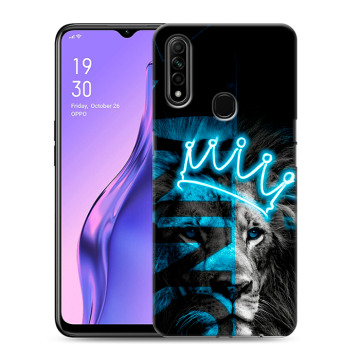 Силиконовый противоударный чехол на OPPO A31 с принтом Король лев Силиконовый противоударный чехол на OPPO A31 с принтом Король лев