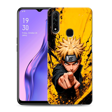 Силиконовый противоударный чехол на OPPO A31 с принтом Naruto Наруто Силиконовый противоударный чехол на OPPO A31 с принтом Naruto Наруто