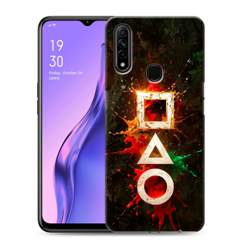 Силиконовый противоударный чехол на OPPO A31 с принтом Squid Game Игра кальмара Силиконовый противоударный чехол на OPPO A31 с принтом Squid Game Игра кальмара
