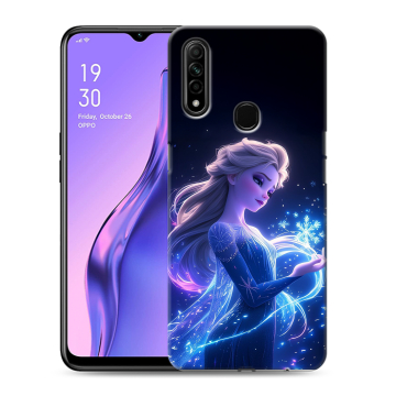 Силиконовый противоударный чехол на OPPO A31 с принтом Холодное сердце Frozen Силиконовый противоударный чехол на OPPO A31 с принтом Холодное сердце Frozen