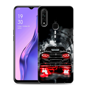 Силиконовый противоударный чехол на OPPO A31 с принтом BMW БМВ