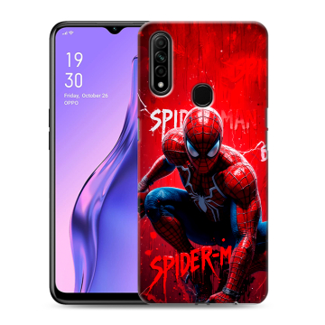 Силиконовый противоударный чехол на OPPO A31 с принтом Spiderman Человек паук