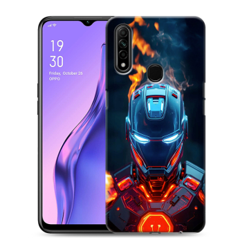 Силиконовый противоударный чехол на OPPO A31 с принтом IronMan Железный человек