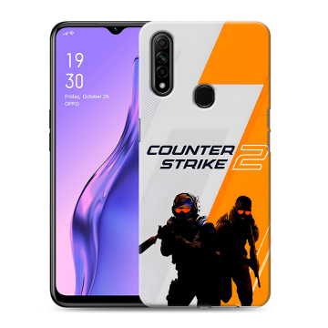 Силиконовый противоударный чехол на OPPO A31 с принтом Counter Strike Силиконовый противоударный чехол на OPPO A31 с принтом Counter Strike