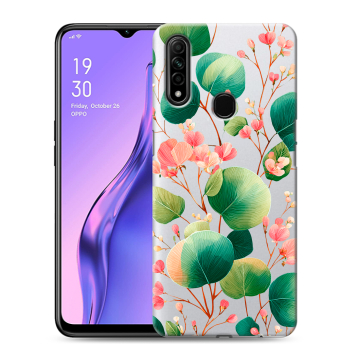 Силиконовый противоударный чехол на OPPO A31 с принтом женский Силиконовый противоударный чехол на OPPO A31 с принтом женский