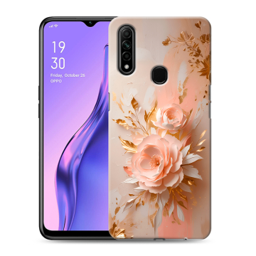 Силиконовый противоударный чехол на OPPO A31 с принтом женский Силиконовый противоударный чехол на OPPO A31 с принтом женский