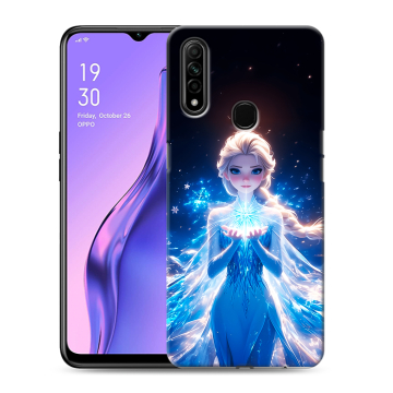 Силиконовый противоударный чехол на OPPO A31 с принтом Холодное сердце Frozen Силиконовый противоударный чехол на OPPO A31 с принтом Холодное сердце Frozen