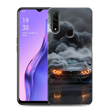 Силиконовый противоударный чехол на OPPO A31 с принтом BMW БМВ