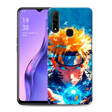 Силиконовый противоударный чехол на OPPO A31 с принтом Аниме Наруто Naruto