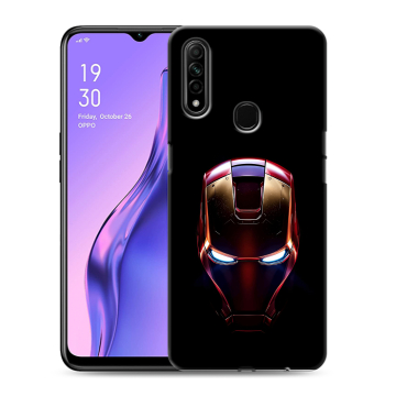 Силиконовый противоударный чехол на OPPO A31 с принтом IronMan Железный человек Силиконовый противоударный чехол на OPPO A31 с принтом IronMan Железный человек