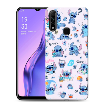 Силиконовый противоударный чехол на OPPO A31 с принтом Лило и Стич