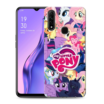 Силиконовый противоударный чехол на OPPO A31 с принтом My little pony Дружба чудо Силиконовый противоударный чехол на OPPO A31 с принтом My little pony Дружба чудо