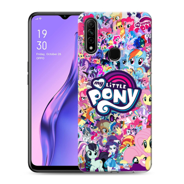 Силиконовый противоударный чехол на OPPO A31 с принтом My little pony Дружба чудо Силиконовый противоударный чехол на OPPO A31 с принтом My little pony Дружба чудо